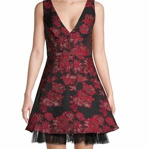 BCBGMAXAZRIA Floral Dress w/Stunning Details #NWT